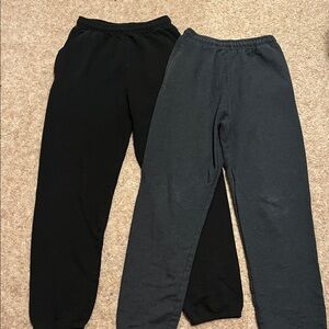 Athletic Works Men’s Black and Dark Gray Joggers